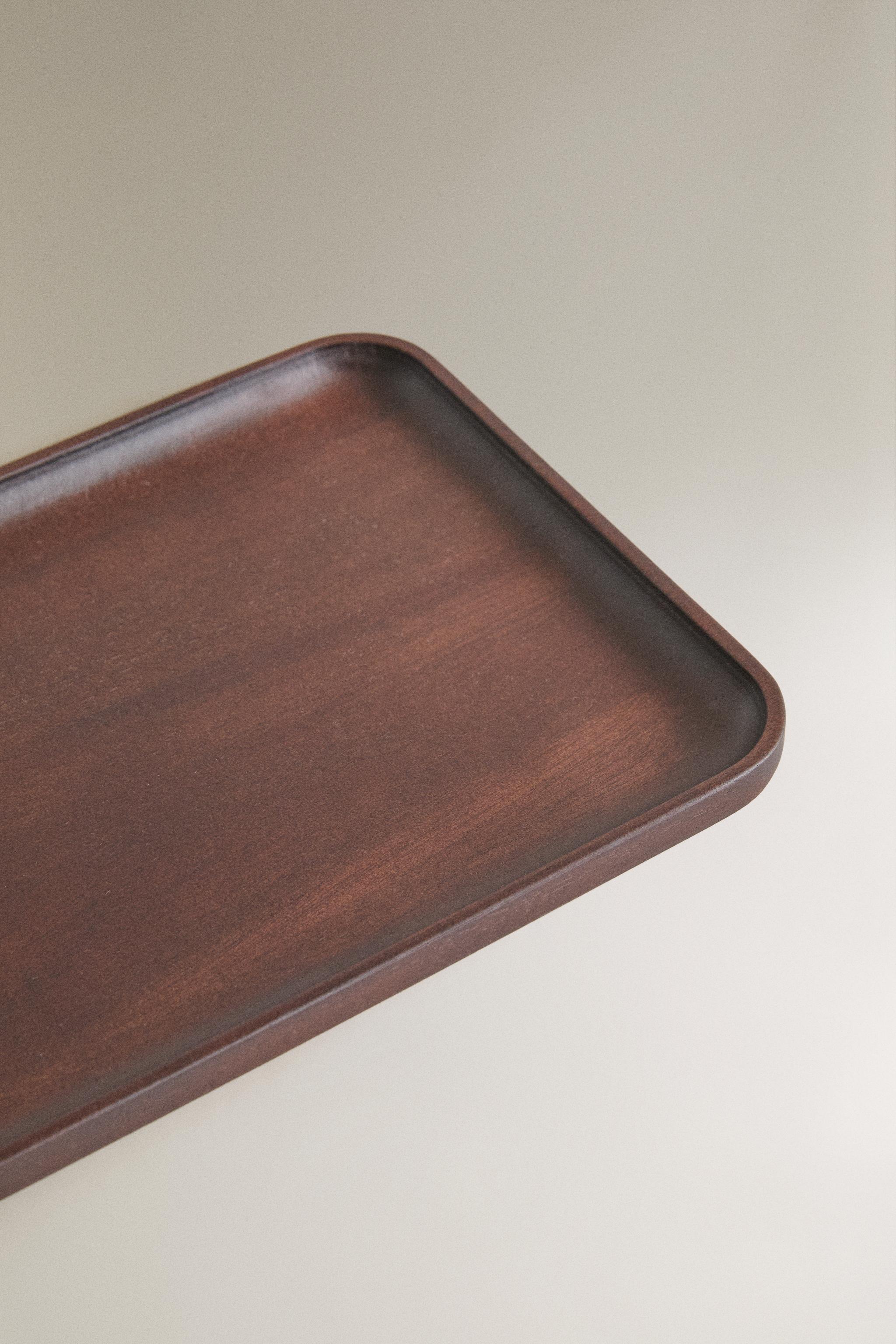 ACACIA WOOD BATHROOM TRAY